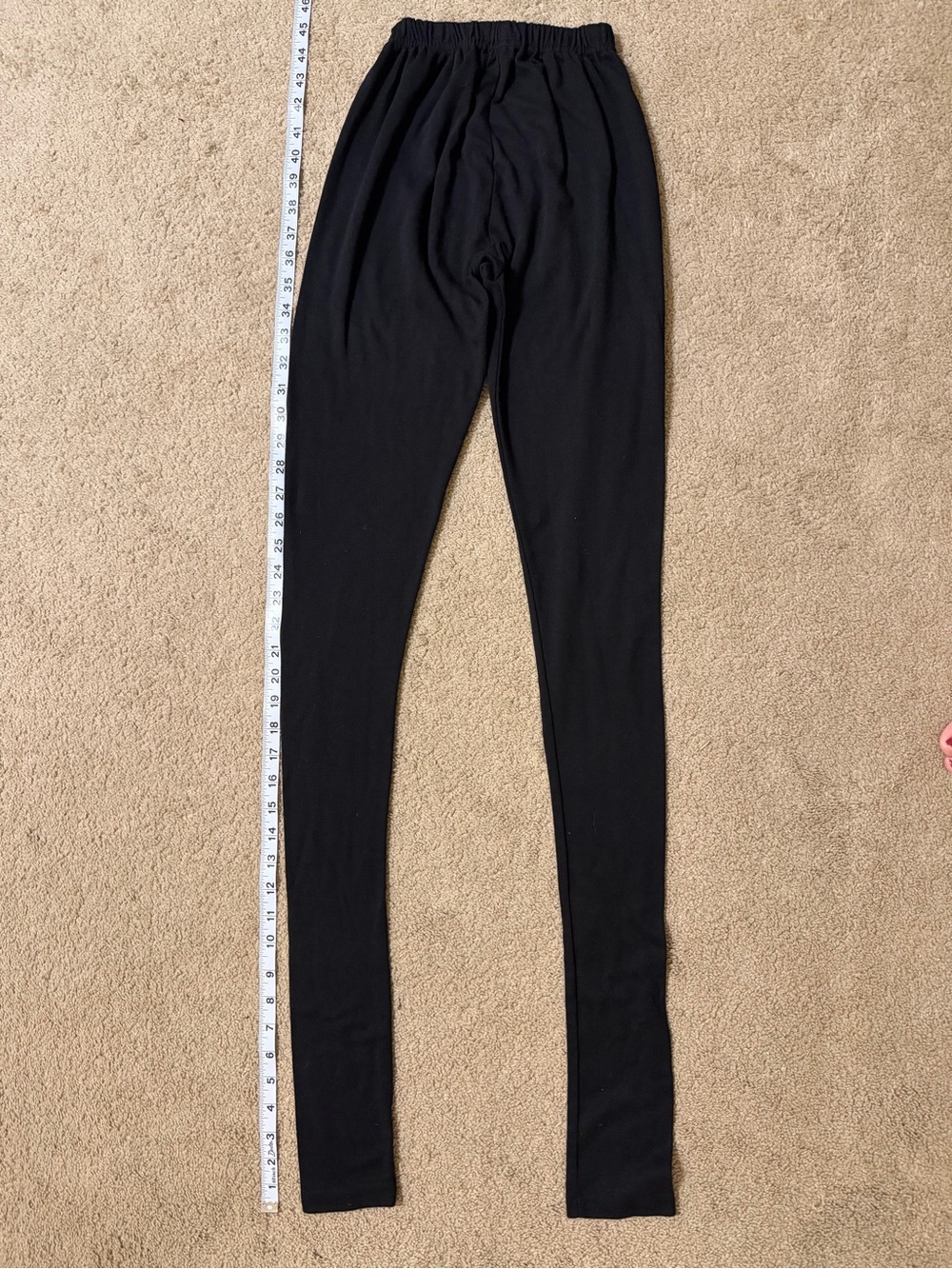 Everyday Black Stretch Leggings for Women - Elastic Waist